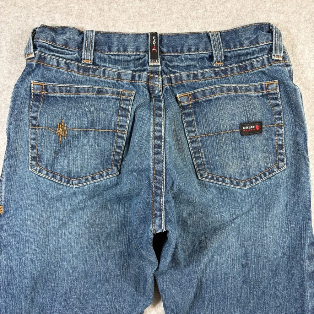 Ariat M4 FR Relaxed Boot Jeans Mens 30x32 (30x30) Blue Flame Resistant Workwear